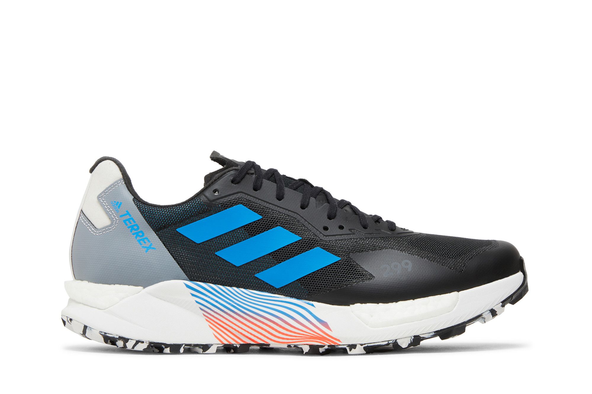 adidas Terrex Agravic Ultra Trail 'Black Blue Rush' H03179