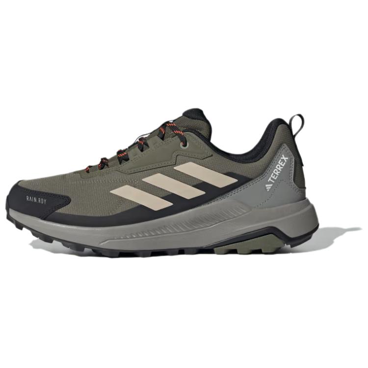 adidas Terrex Anylander Hiking Shoes Olive Green Waterproof & Non-Slip ID0900
