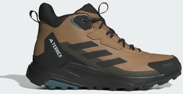 阿迪达斯 Terrex Anylander 中帮防雨登山靴 卡其/核心黑/橄榄绿 JQ9963 Buy 阿迪达斯 Terrex Anylander 中帮防雨登山靴 卡其/核心黑/橄榄绿 JQ9963