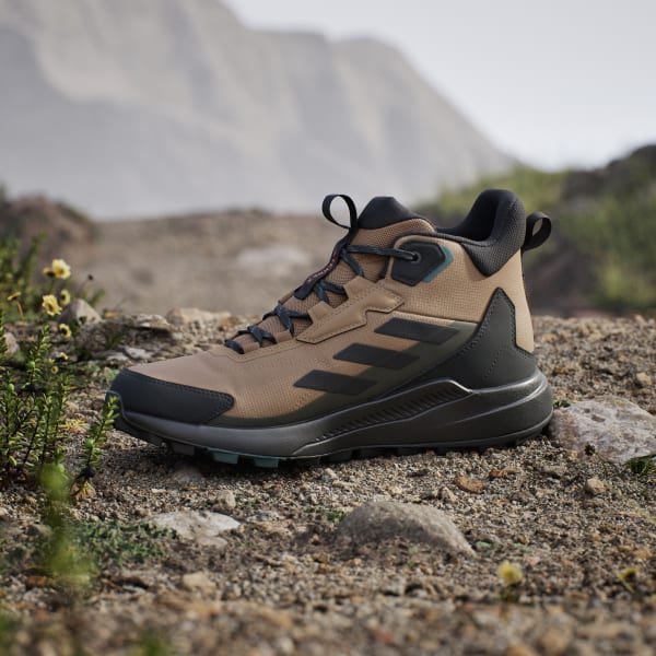 Sizing Adidas Terrex Anylander Mid Rain.Rdy 登山靴 卡其色/黑色/橄欖綠 JQ9963