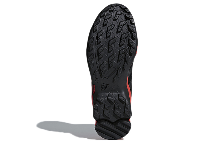 Details for adidas Terrex AX2R Mid GTX 舒適耐磨 高筒戶外功能鞋 黑紅色