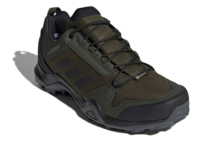 Lookbook adidas Terrex Ax3 Gore-Tex Hiking 'Hijau Hitam' untuk Mendaki BC0518