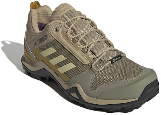 adidas Terrex Ax3 Gore-tex Hiking 'Khaki' GZ3013 Lookbook adidas Terrex Ax3 Gore-tex Hiking 'Khaki' GZ3013