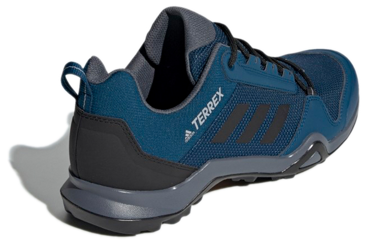 Shop adidas Terrex Ax3 Gtx 舒適耐磨登山鞋 藍黑