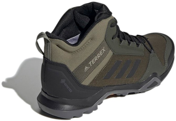 adidas Terrex AX3 Mid Gore-Tex 'Night Cargo' Lelaki Kasut Mendaki BC0469 Shop adidas Terrex AX3 Mid Gore-Tex 'Night Cargo' Lelaki Kasut Mendaki BC0469