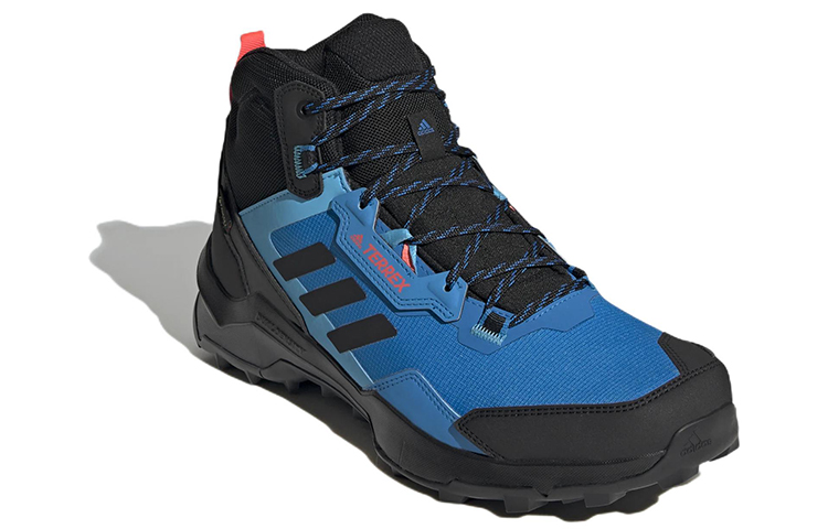 adidas Terrex Ax4 Mid Gore-tex Hiking 'Black Blue' 圖 3