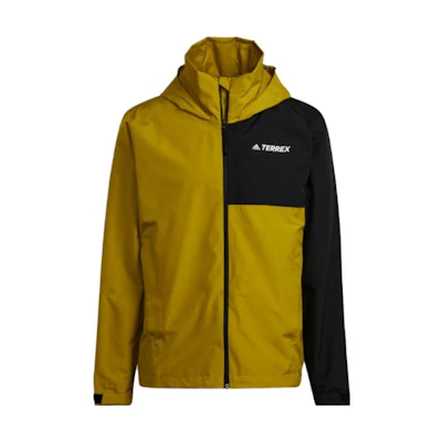 adidas Terrex Black Hooded Waterproof Windbreaker Jacket HI1626