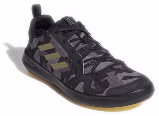 adidas Terrex Boat S.Rdy 減震防滑耐磨 低筒 跑步鞋 男款 黑金 Order adidas Terrex Boat S.Rdy 減震防滑耐磨 低筒 跑步鞋 男款 黑金
