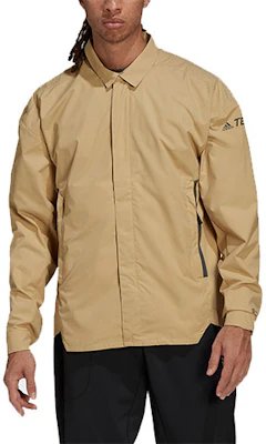 adidas Terrex C Myshelter 條紋印花Logo襯衫外套 卡其色 H48571 Order adidas Terrex C Myshelter 條紋印花Logo襯衫外套 卡其色 H48571