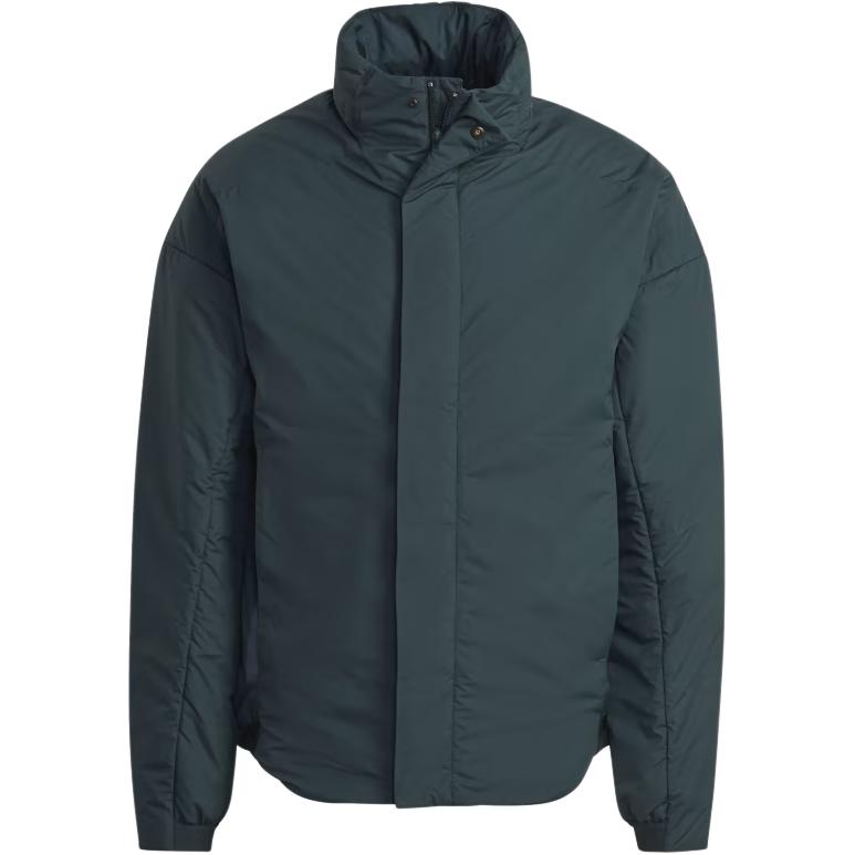 adidas TERREX CT MYSHELTER Full-Zip Jacket Shadow Green Striped Insulated HG3166