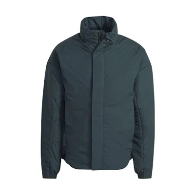 adidas TERREX CT MYSHELTER Full-Zip Jacket Shadow Green Striped Insulated HG3166
