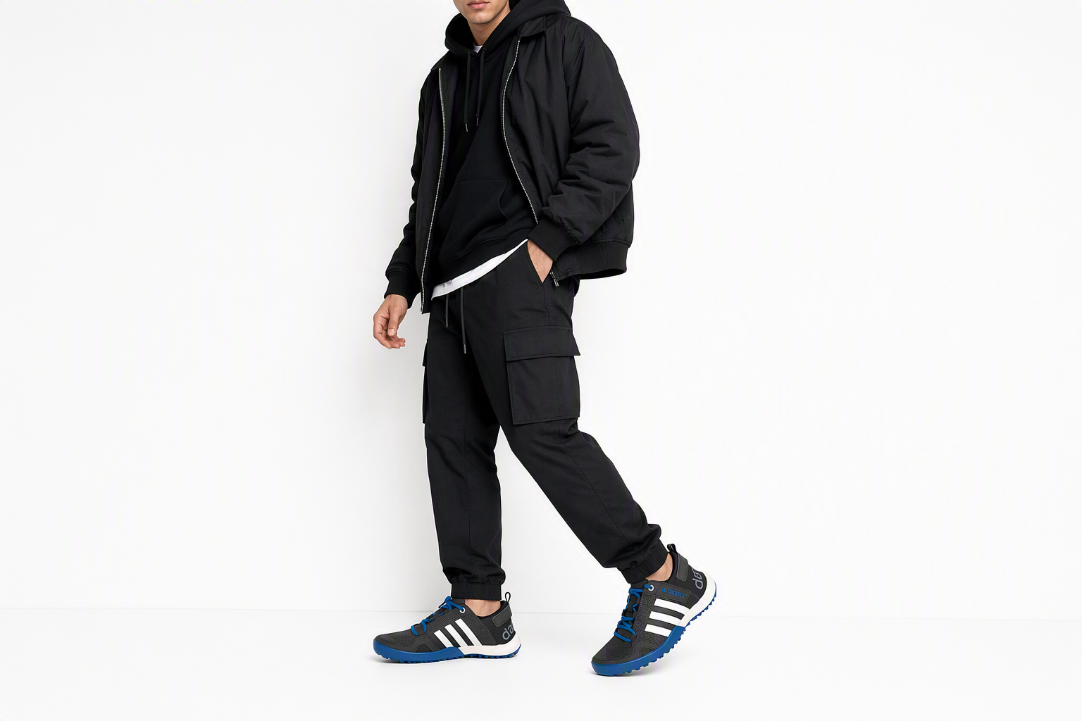Order adidas Terrex Daroga Two 13 防滑耐磨輕便 低筒 戶外功能鞋 男款 灰藍