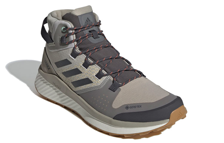 adidas Terrex Folgian Hiker Mid GTX 'Gray White' 圖 3