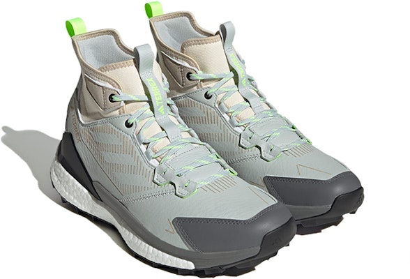 阿迪達斯 Terrex Free Hiker 2.0 防滑耐磨 中幫 戶外功能鞋 男女同款 綠灰 Lookbook 阿迪達斯 Terrex Free Hiker 2.0 防滑耐磨 中幫 戶外功能鞋 男女同款 綠灰