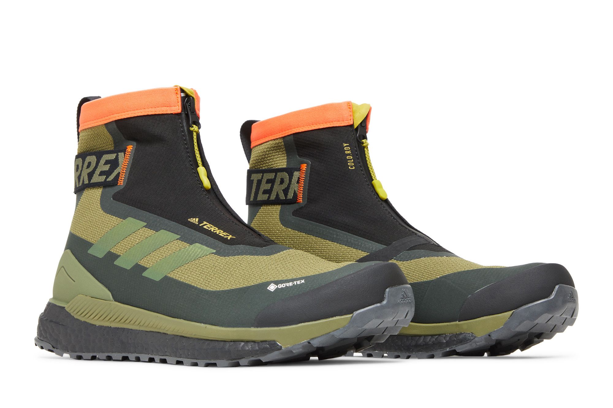 Cheap adidas Terrex Free Hiker Cold.RDY ''Focus Olive Impact Oranje'' GY6757