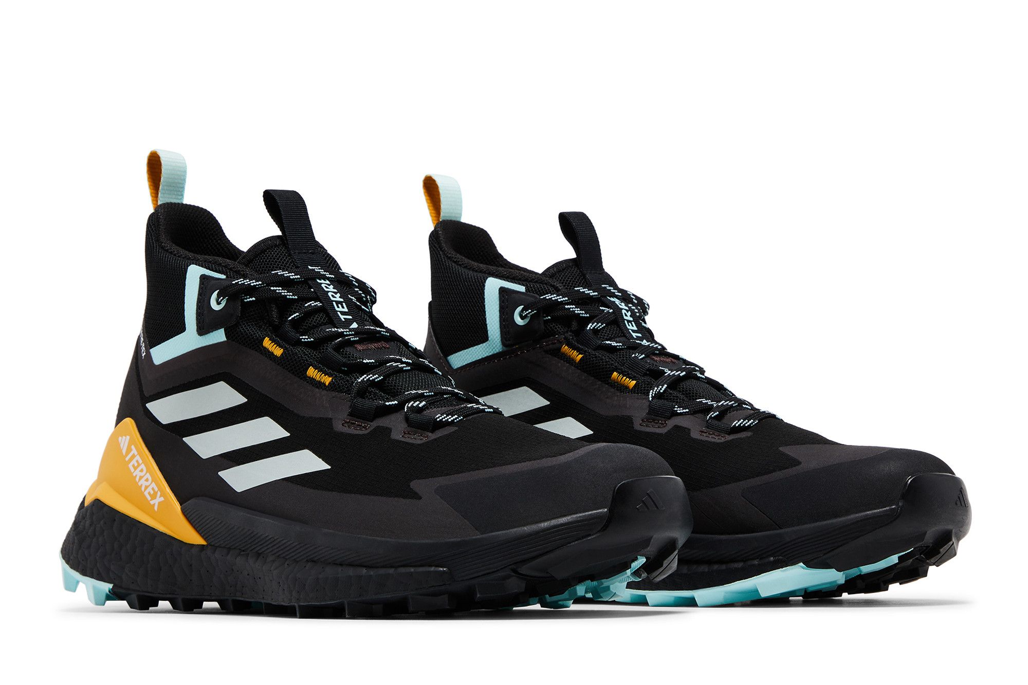 Cheap adidas Terrex Free Hiker GORE-TEX 2.0 'Hitam Biru Kuning' IF4919