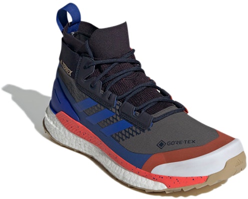 adidas Terrex Free Hiker Gore-Tex 'Grey Bold Blue' FZ3368 Lookbook adidas Terrex Free Hiker Gore-Tex 'Grey Bold Blue' FZ3368