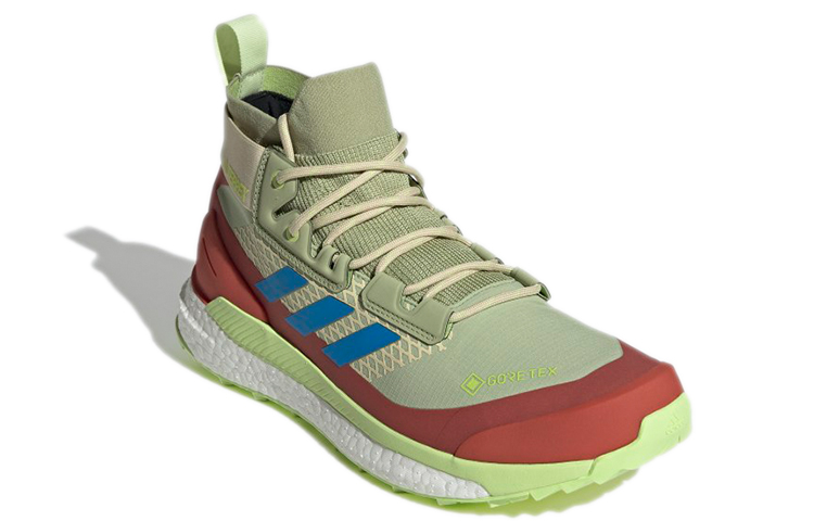 Lookbook adidas Terrex Free Hiker Gore-Tex 'Magic Lime Blue Rush' Botas de Senderismo GW8696