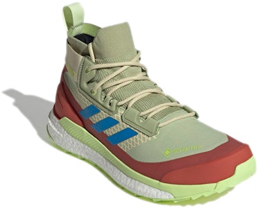 阿迪达斯 Terrex Free Hiker Gore-Tex ‘魔法青柠蓝’ GW8696 Lookbook 阿迪达斯 Terrex Free Hiker Gore-Tex ‘魔法青柠蓝’ GW8696