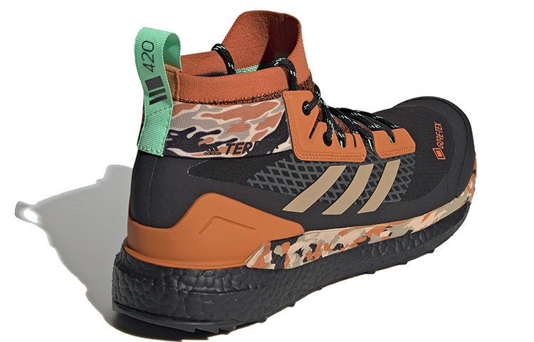adidas Terrex Free Hiker GTX 'Black Orange' 圖 4