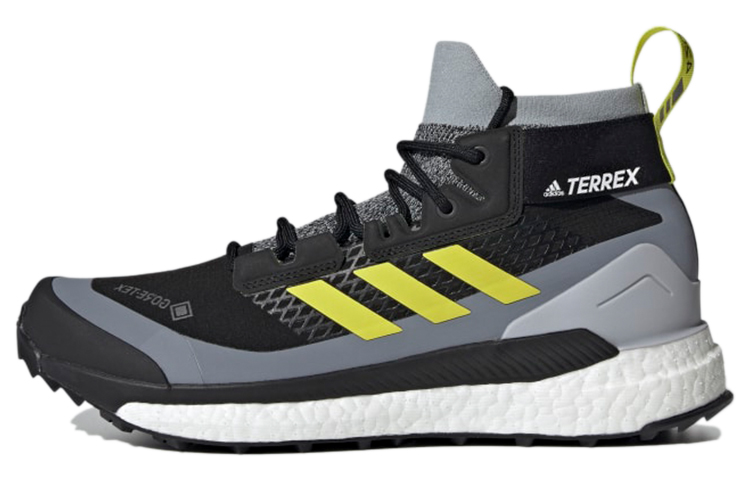 adidas Terrex Free Hiker GTX 'Halo Silver Acid Yellow'