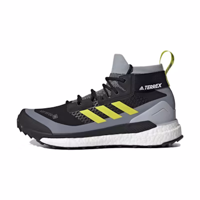 adidas Terrex Free Hiker GTX 'Halo Silver Acid Yellow'