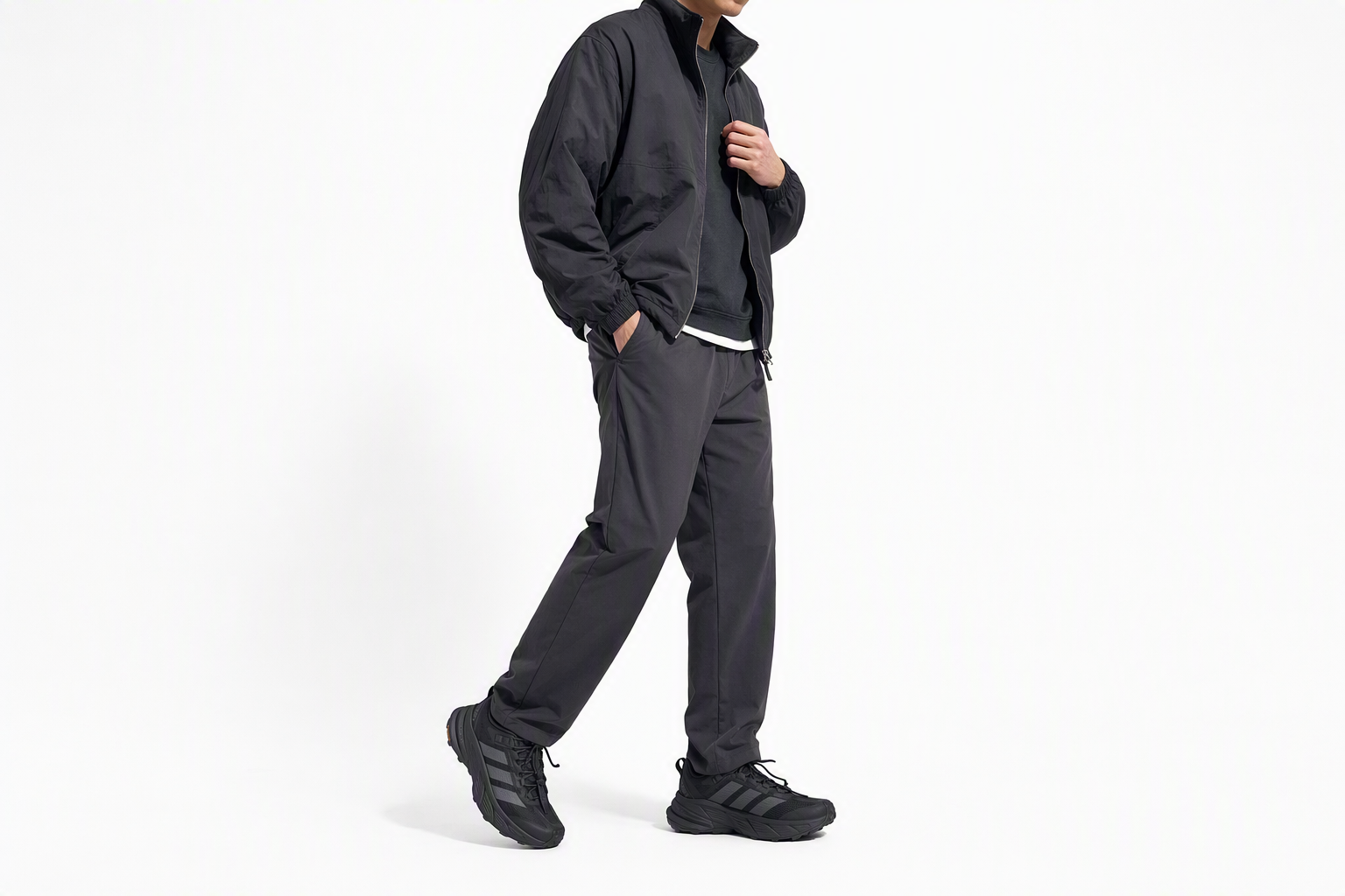 Order 阿迪达斯Terrex Free Hiker SL Climacool徒步鞋 碳灰/灰五/黑色 KJ0183