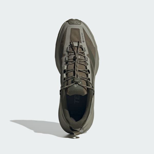 Lookbook adidas Terrex Free Hiker SL GORE-TEX Hiking Shoes M Olive Strata/Night Cargo/Silver Pebble KJ4433