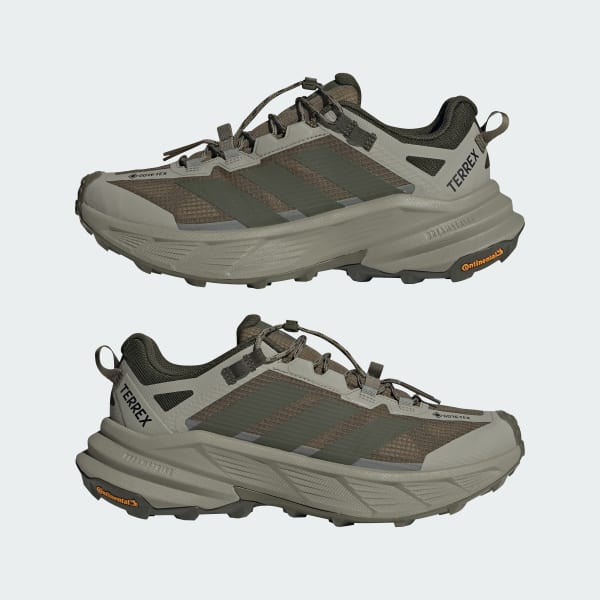 Cheap adidas Terrex Free Hiker SL GORE-TEX Hiking Shoes M Olive Strata/Night Cargo/Silver Pebble KJ4433