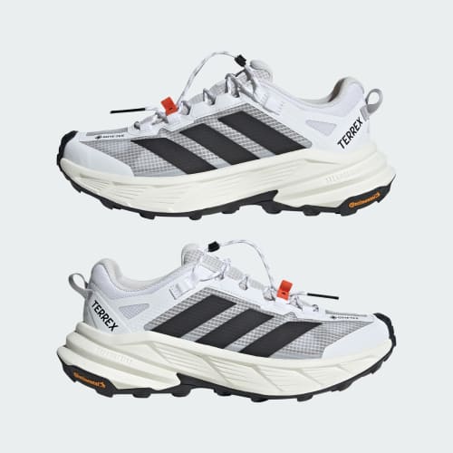 Cheap adidas Terrex Free Hiker SL GTX 登山鞋 白色/黑色/橘色 KI5163