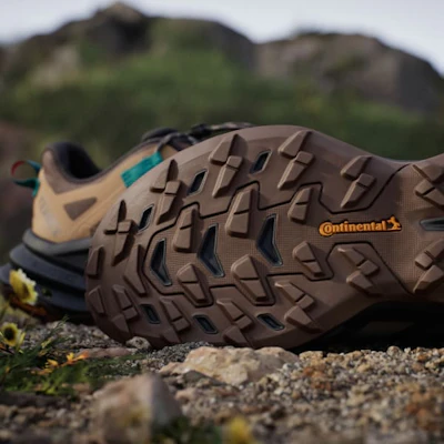 adidas Terrex Free Hiker SL GTX Kasut Hiking Lelaki Earth Strata/Beige/Pure Teal KJ4429 3