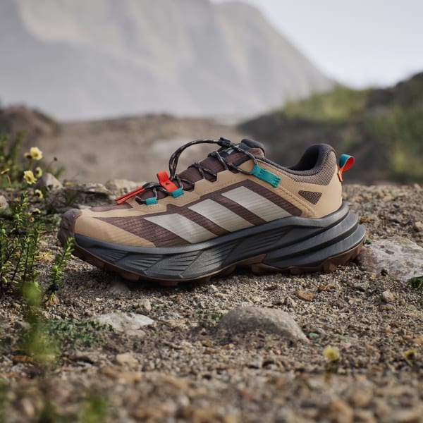 Cheap adidas Terrex Free Hiker SL GTX Hiking Shoes M Earth Strata/Beige/Pure Teal KJ4429