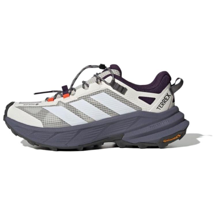 adidas Terrex Free Hiker SL GTX White Purple Trail Running Shoes. HQ4886