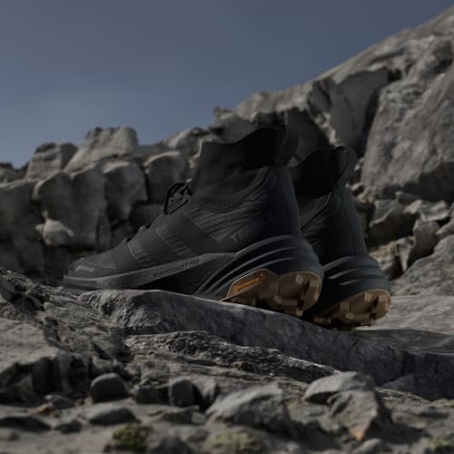 Details for adidas TERREX Freehiker 3 Ultra GORE-TEX 登山鞋 黑色/棕氧化色 HP3481