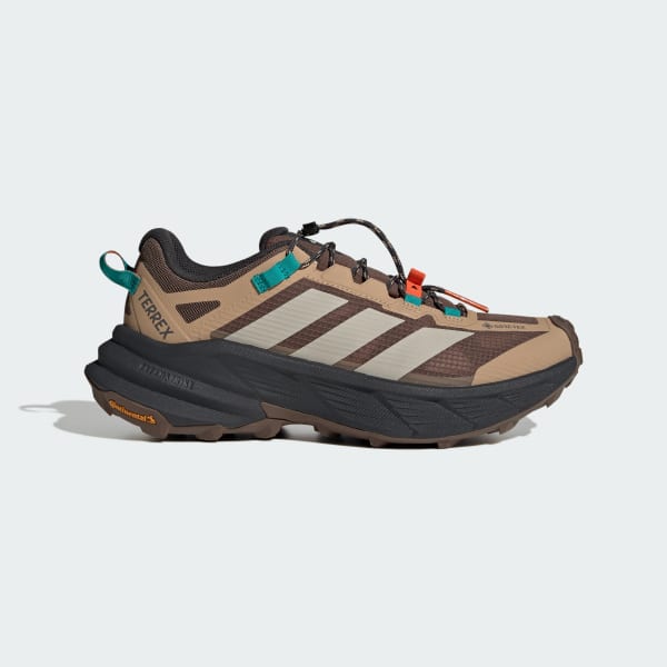 Adidas Terrex Freehiker SL GORE-TEX Hiking Shoes Earth Strata/Beige/Pure Teal JP6866