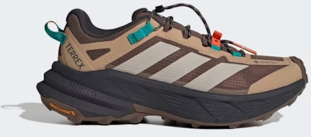 Adidas Terrex Freehiker SL GORE-TEX Hiking Shoes Earth Strata/Beige/Pure Teal JP6866 Adidas Terrex Freehiker SL GORE-TEX Hiking Shoes Earth Strata/Beige/Pure Teal JP6866