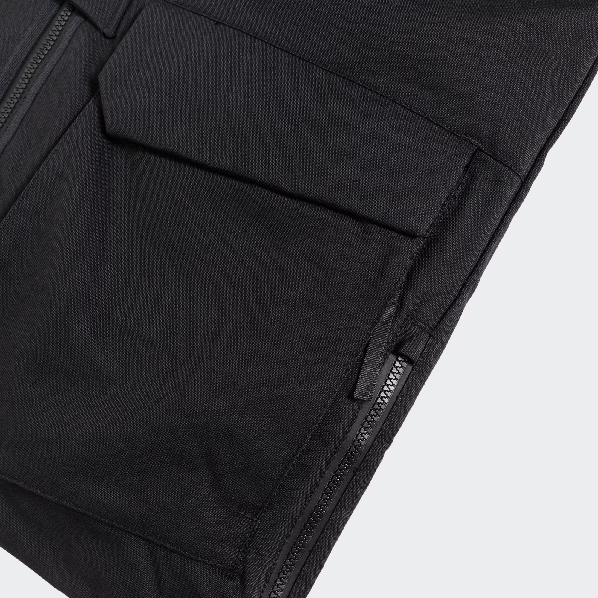 Shop adidas Terrex FW22 Black Parka Down Jacket with Fur Hood and Logo Embroidery Unisex HM9698