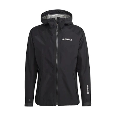 adidas Terrex GTX Logo Waterproof Windproof Softshell Jacket Black HN2906