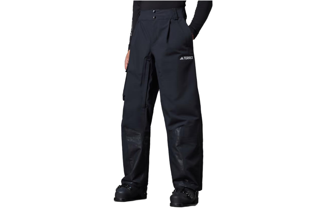 adidas Terrex Gore-Tex Nylon Tracksuit Bottoms Black  Loose Fit. IB1203