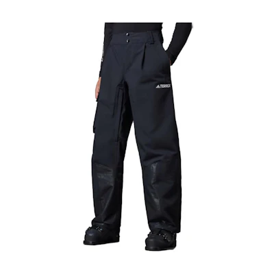 adidas Terrex GTX Nylon Tracksuit Bottoms Black Loose Fit. IB1203