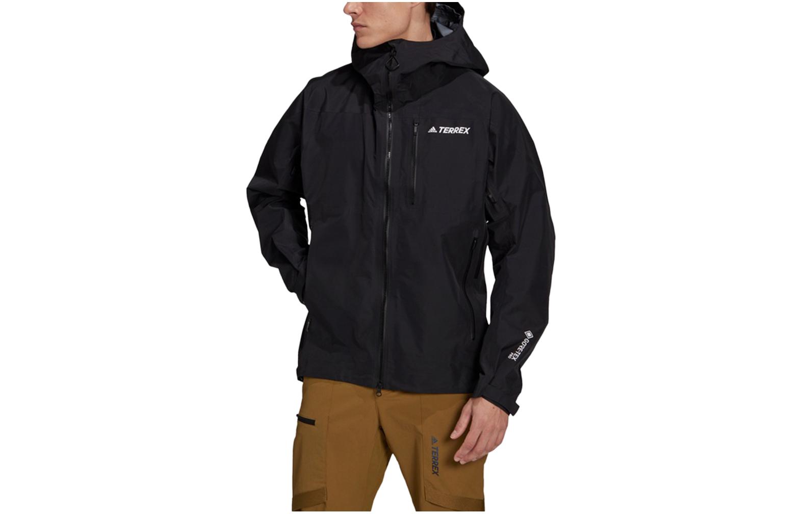 Order 阿迪达斯 Terrex Gore-Tex Pro 黑色连帽夹克 GM4819