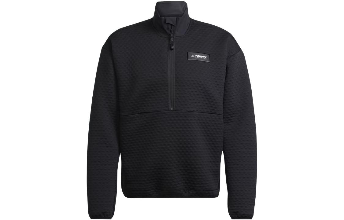 adidas Terrex Hike Half-Zip Fleece Jacket Black HH9252
