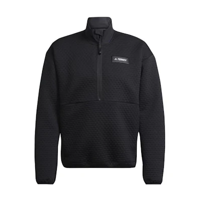 adidas Terrex Hike Half-Zip Fleece Jacket Black HH9252