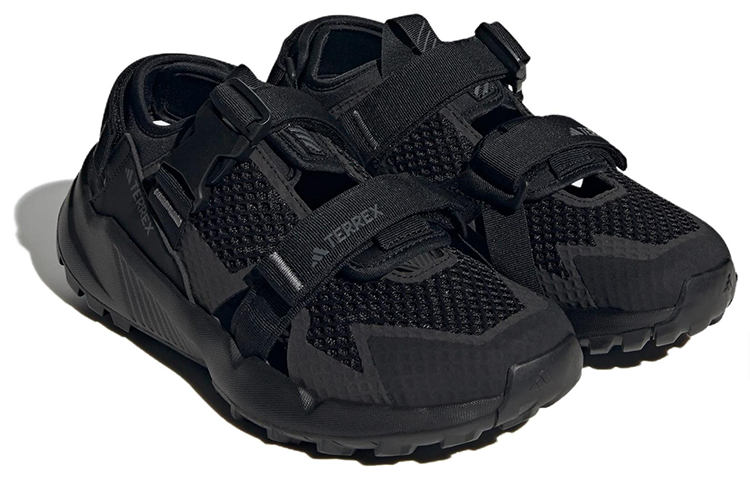 Shop adidas Terrex Hydroterra AT Sandals 'Core Black Grey' IF7596