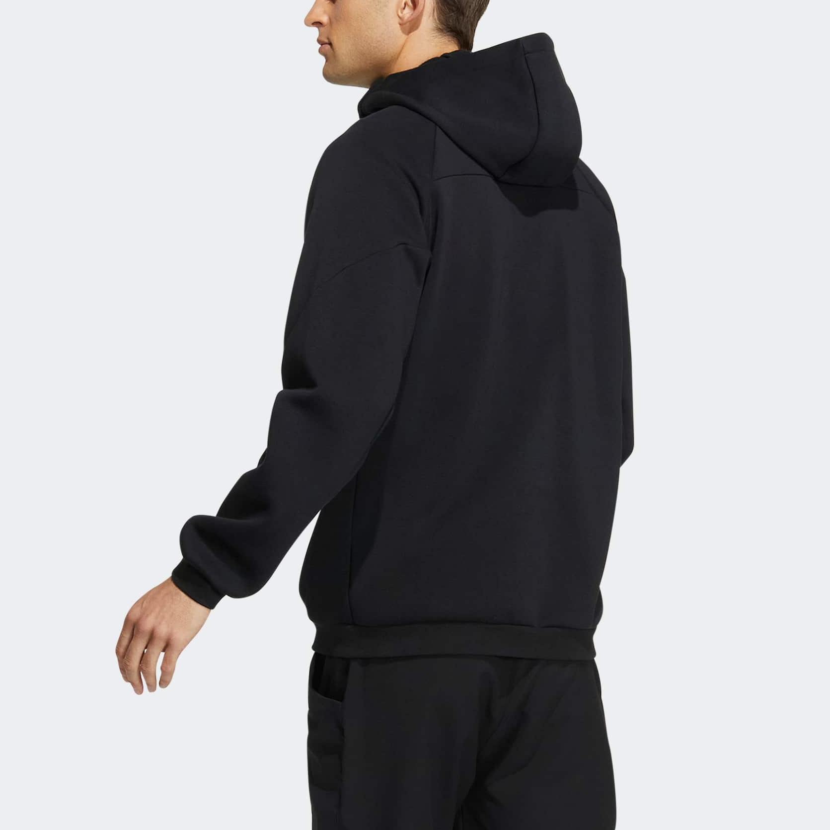 adidas Terrex Knit Fz Hd Jacket Black Zip-Up Hoodie with 3-Stripes Logo Unisex HM9712 圖 5