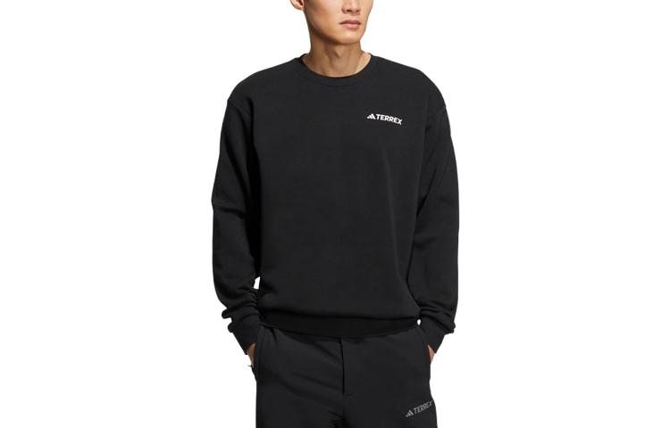 adidas Terrex Logo Crewneck Sweatshirt Unisex Black lC4475