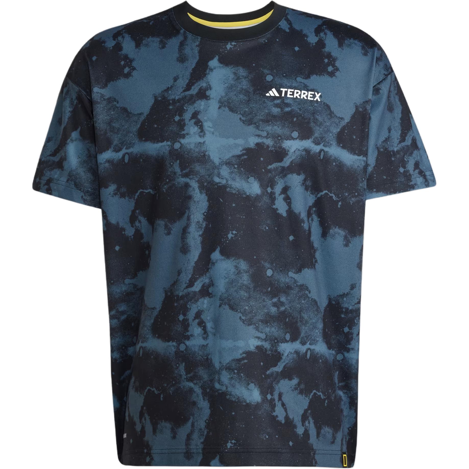 adidas Terrex Logo Crewneck Tee Unisex Black Short Sleeve T-Shirt JD5959