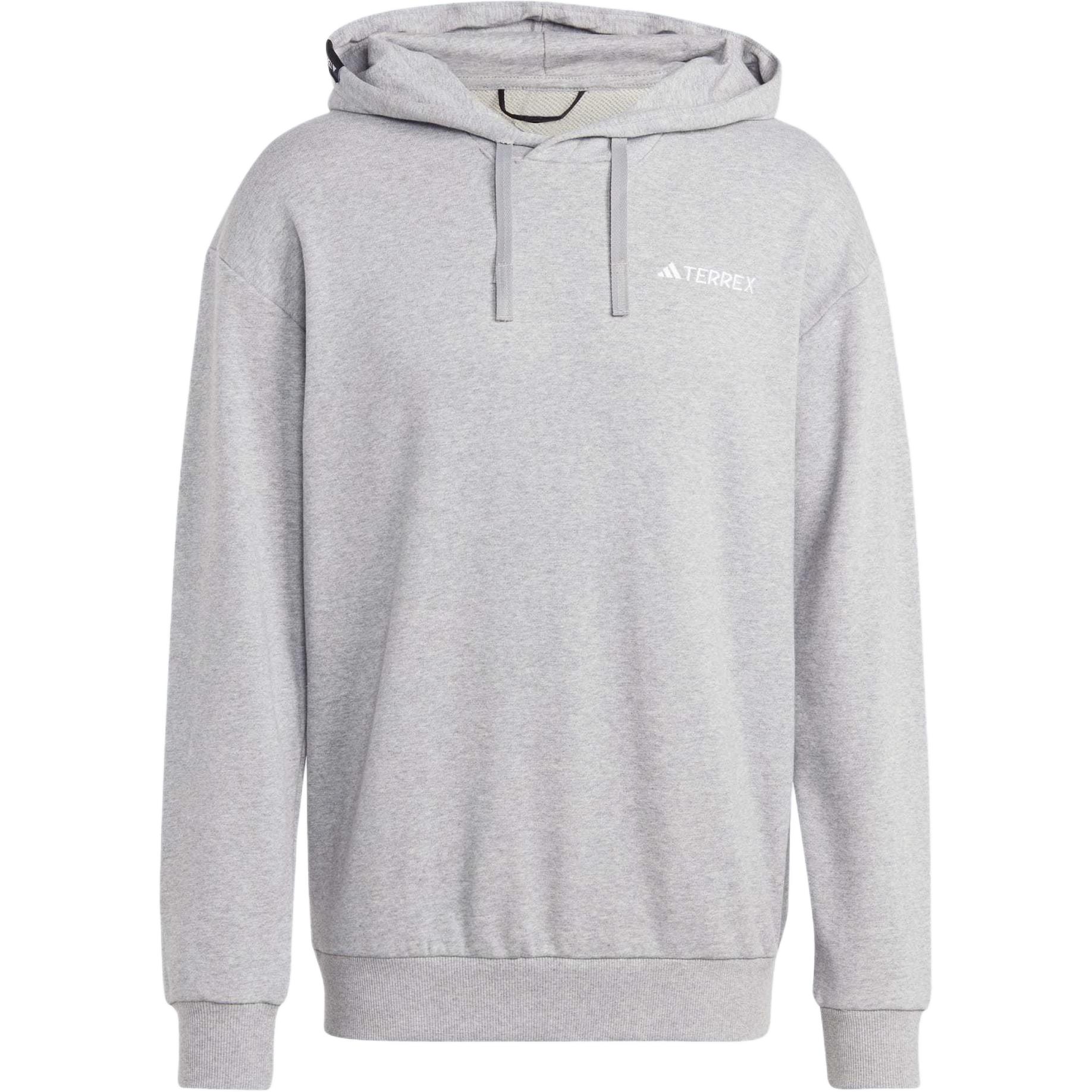 adidas TERREX Logo Hoodie Light Grey Pullover IB6564
