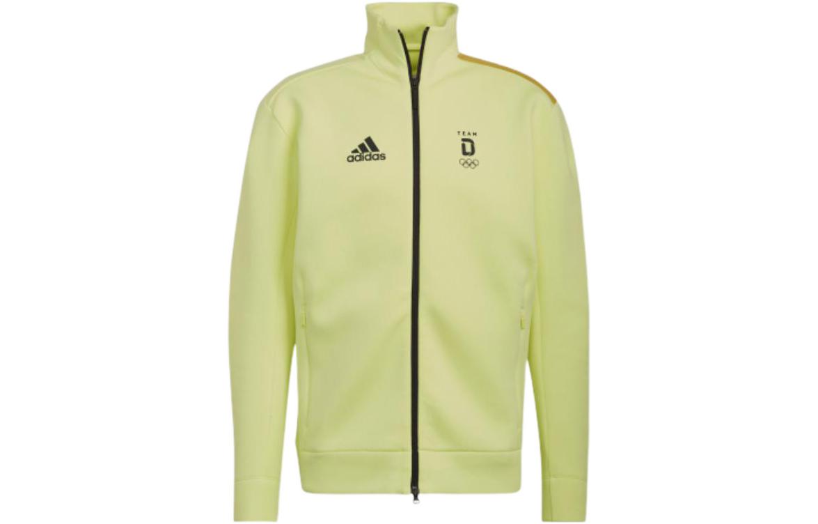 adidas Terrex M ZNE Tracktop Lemon Yellow Casual Sports Jacket Unisex HE3039