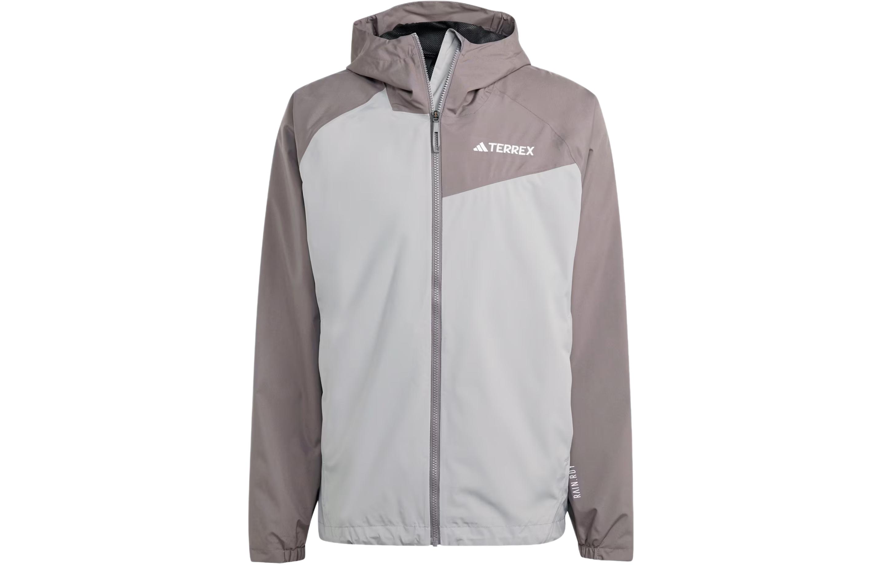 adidas Terrex Multi 2L RAINRDY Charcoal Gray Outdoor Waterproof Jacket IP1430
